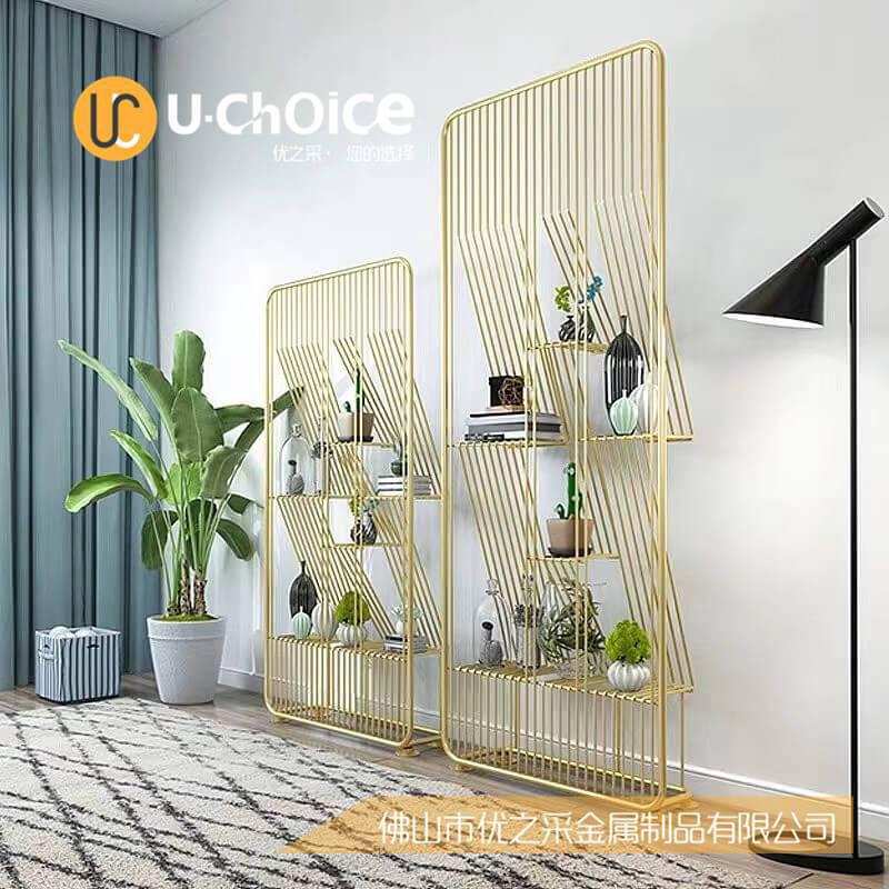 時尚簡約304不銹鋼屏風制作 (2)