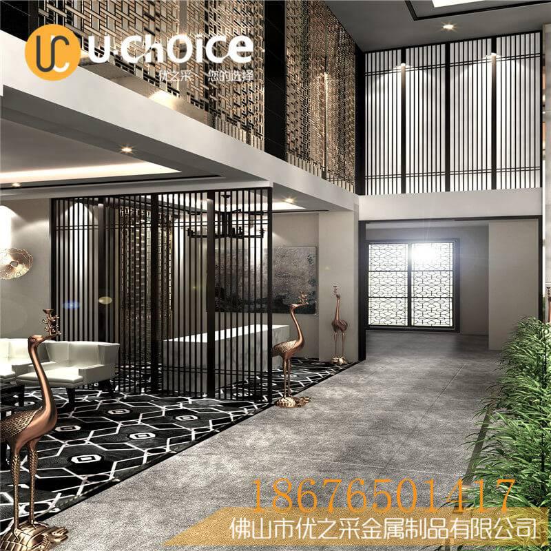 商場屏風不銹鋼裝飾花格隔斷
