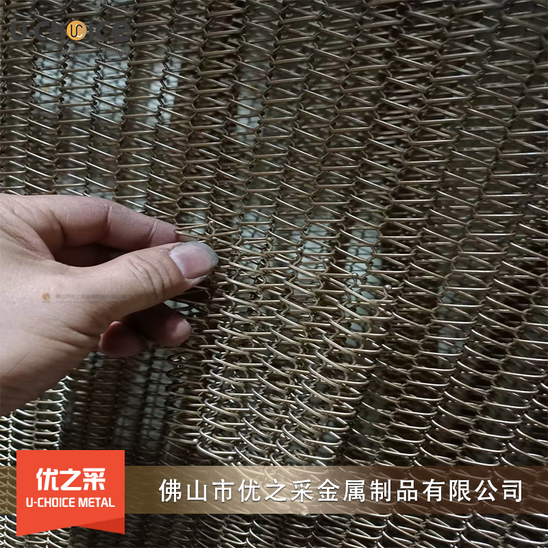 優之采不銹鋼絲網屏風隔斷廠家